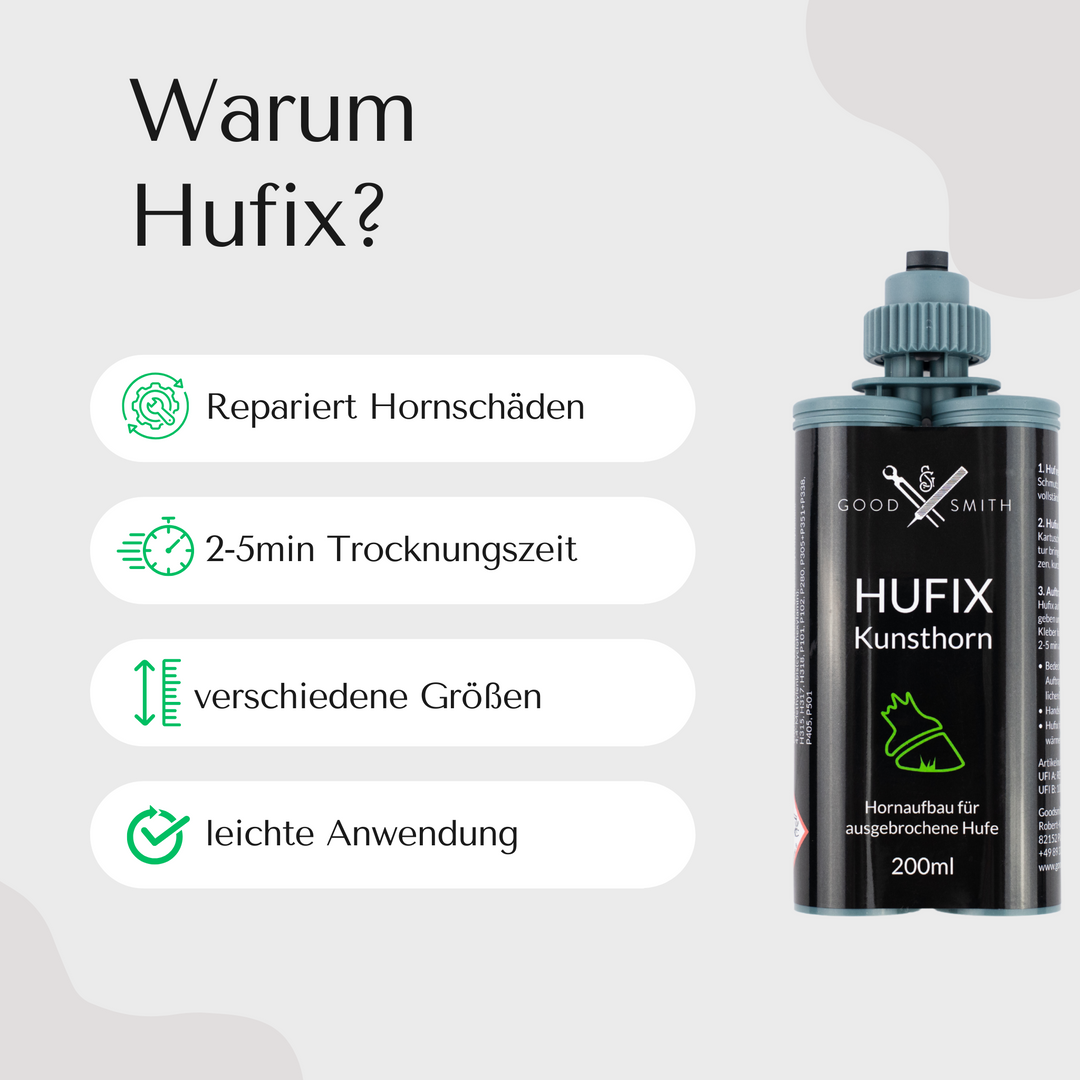 Hufix Hornaufbau