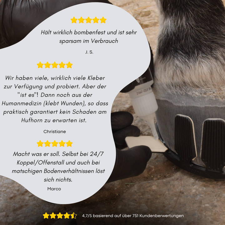 Klebebeschlag Kleber  Kundenstimmen