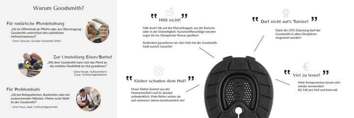 Goodsmith Flyer mit Gründen warum Goodsmith kaufen
