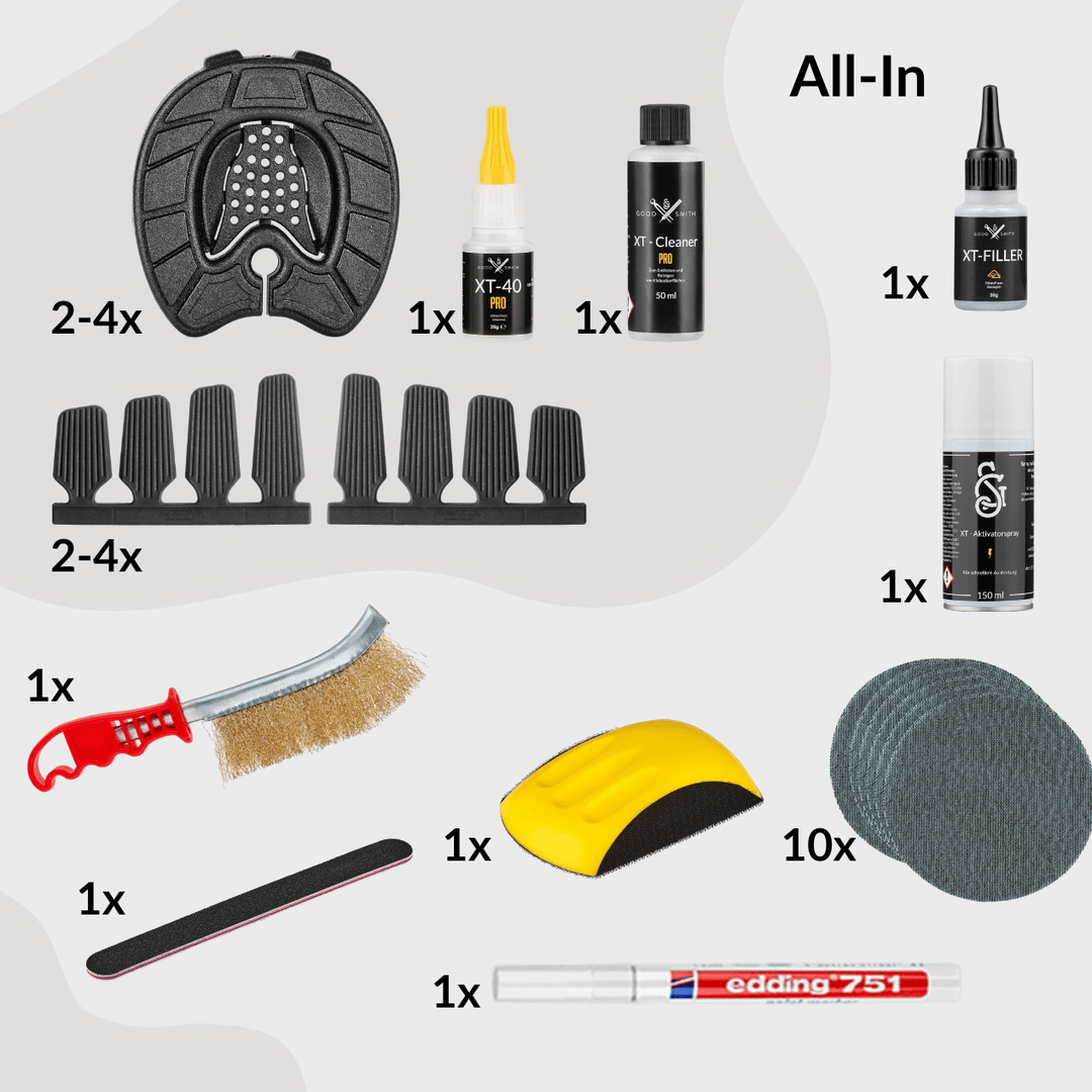 Klebebeschlag Starter Bundle