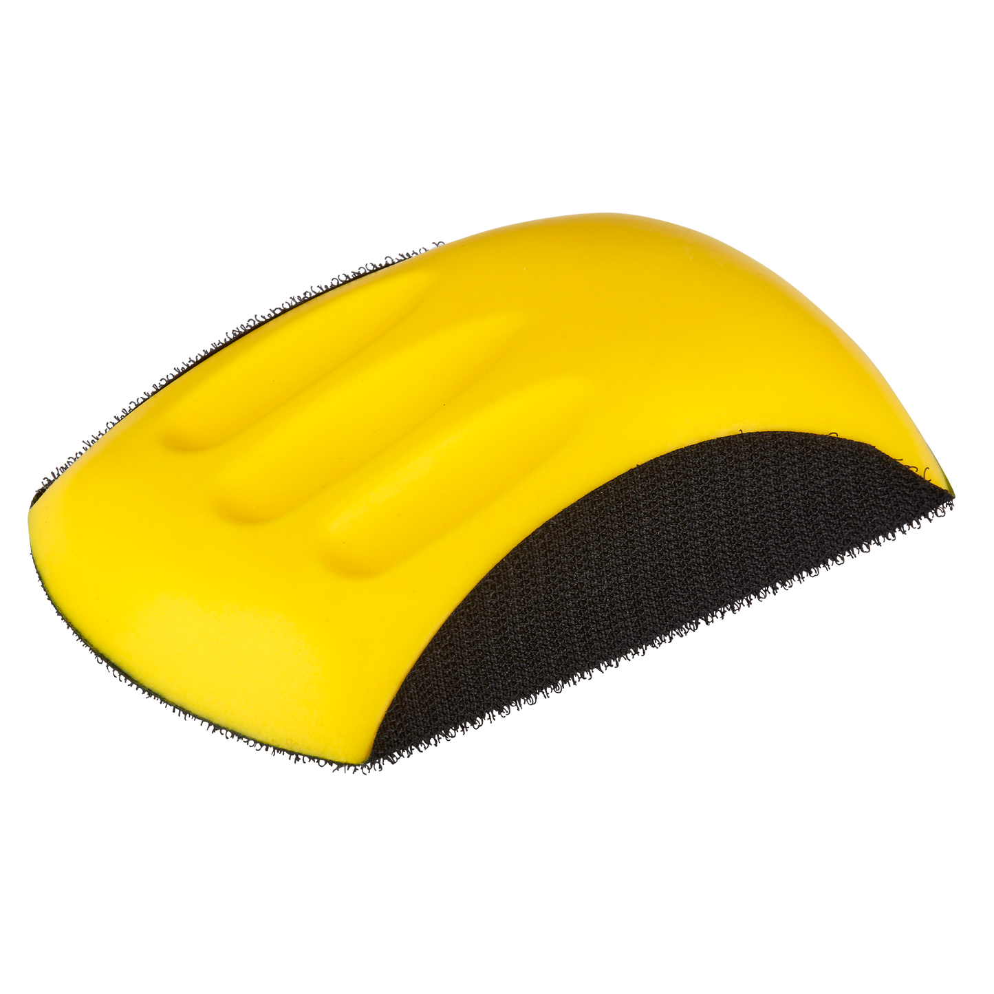 gelb-schwarzer Handschleifblock 