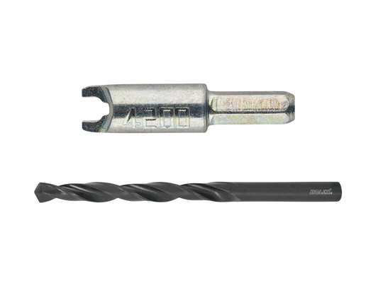 Einschraubadapter für Goodsmith Spikes Typ 1200 & HSS Spiralbohrer zur Montagevorbereitung für Spikes Typ 1200.