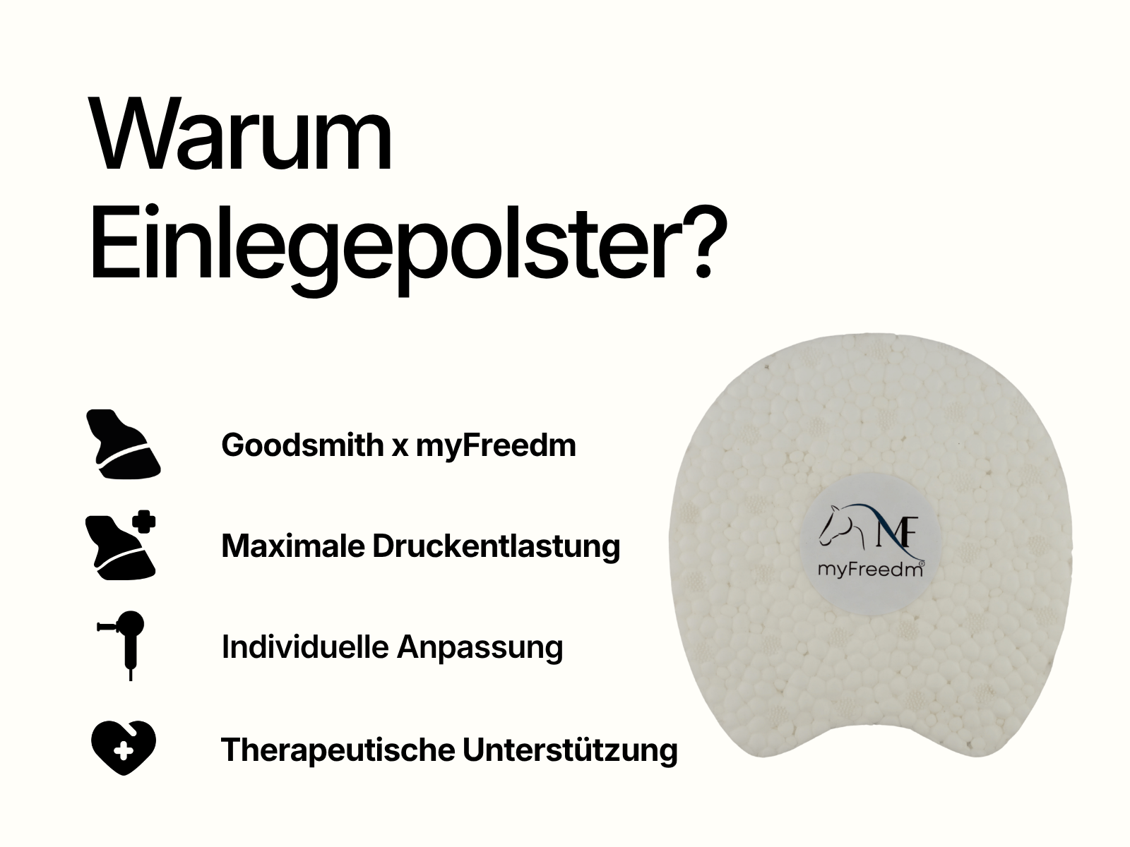aufbewahrung hufschuhe Einlegepolster