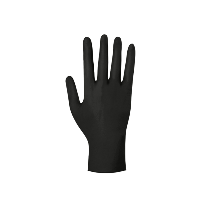 Einweghandschuhe schwarz aus Nitril (100 Stk)